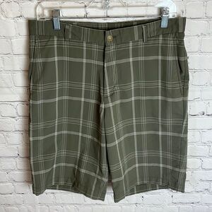 Slazenger Plaid Mens Golf Shorts